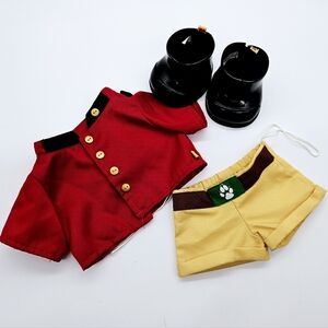 BAB | jacket shorts boots outfit stuffed toy accessories